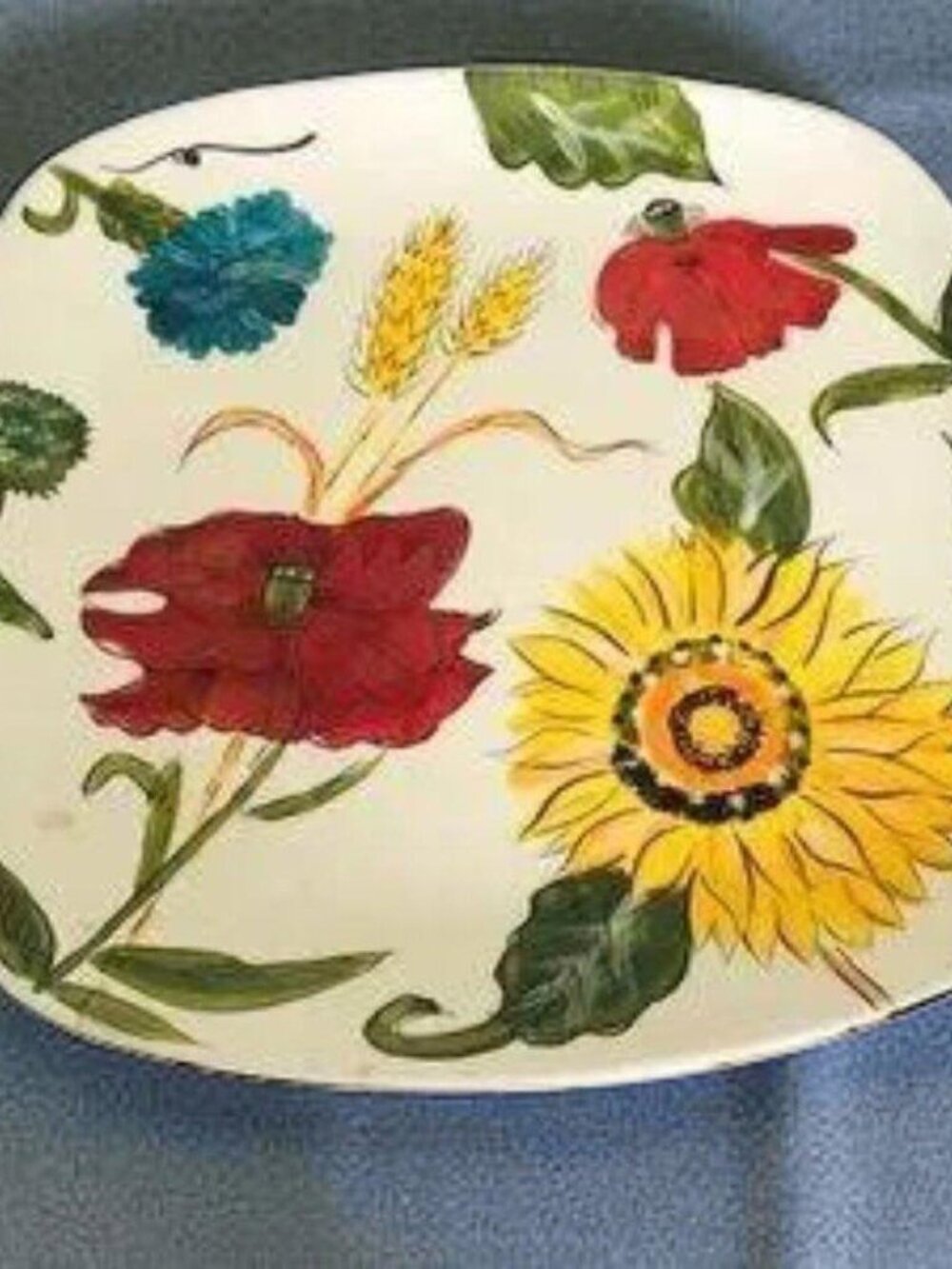 Tabletop Gallery “Fragrant Blossoms” Square Plate